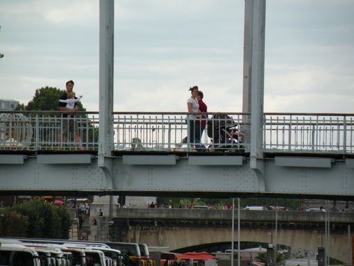  promenade sur la passerelle Debilly